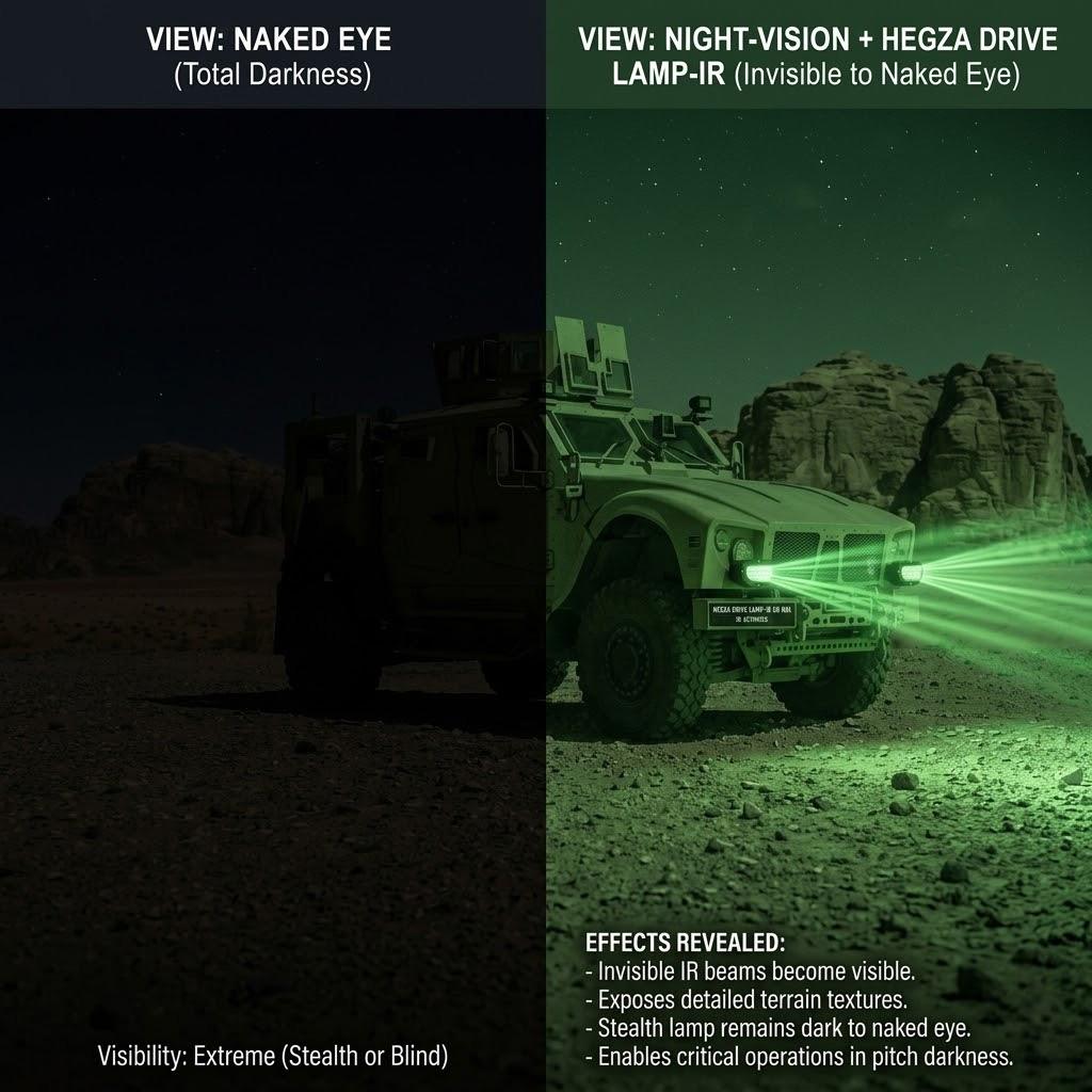 HEGZA Drive Lamp IR ürün görseli 3
