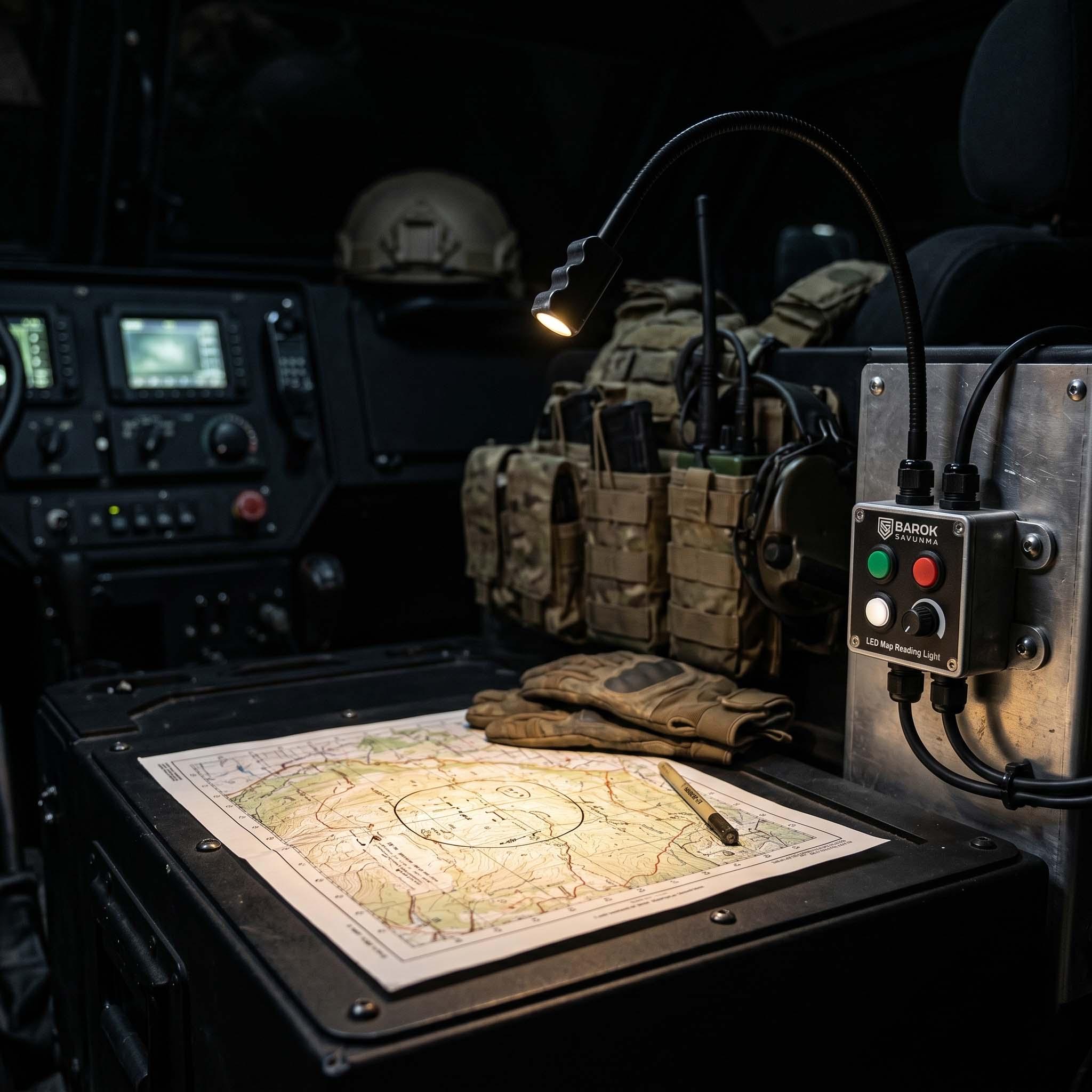 LED Map Reading Light teknik ürün görseli