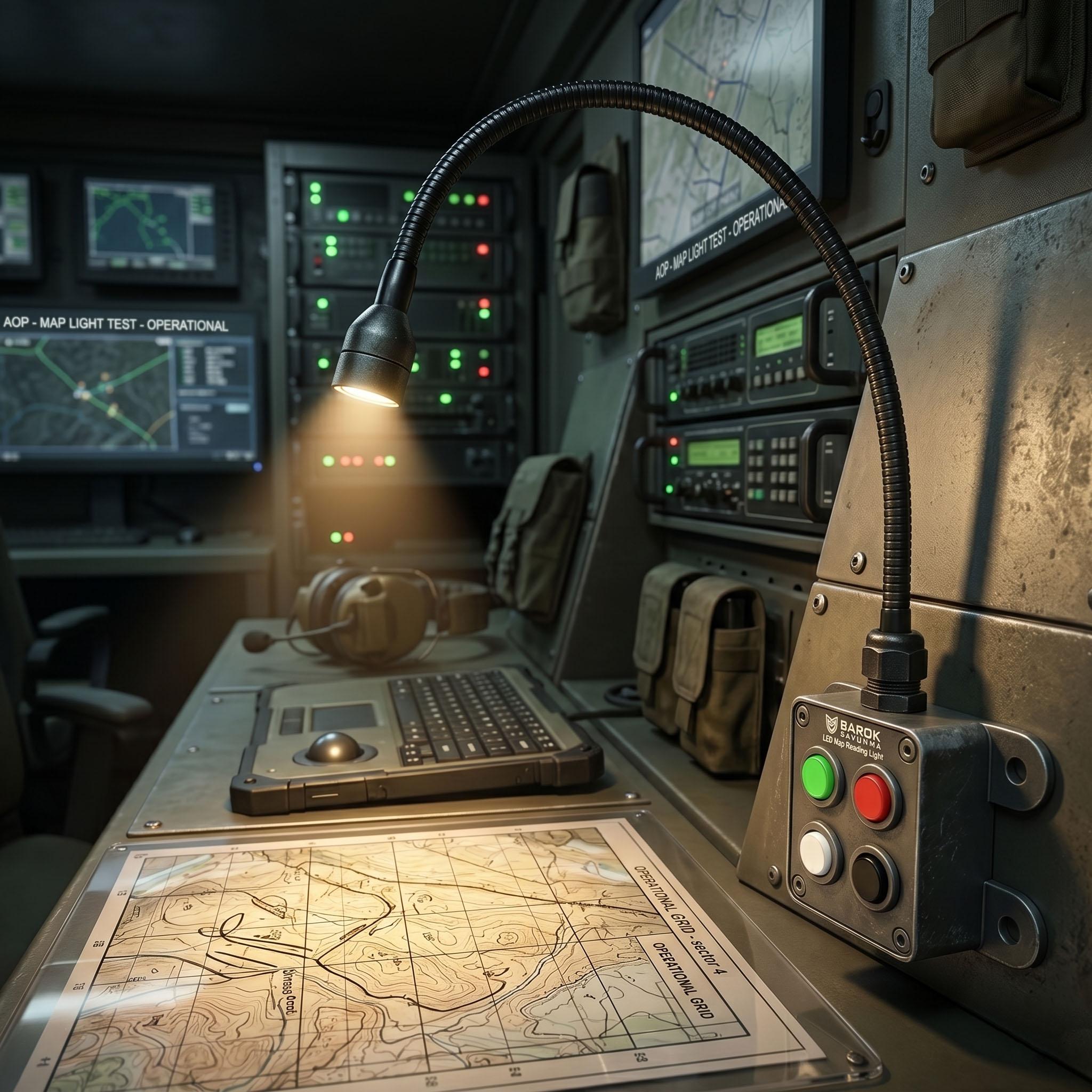 LED Map Reading Light tactical vehicle interior lighting